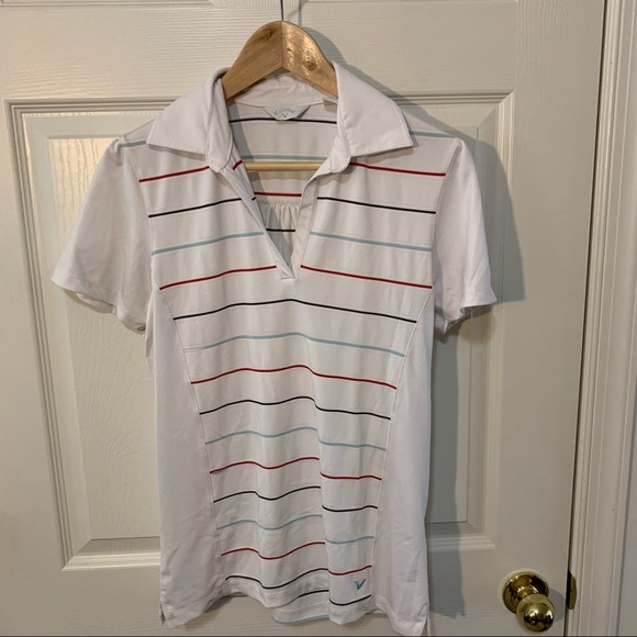 EUC Callaway Striped Golf Polo - Picture 1 of 5